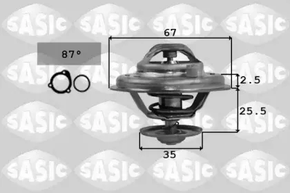 9000167 SASIC Термостат, охлаждающая жидкость 9000167 SASIC Термостат, охлаждающая жидкость