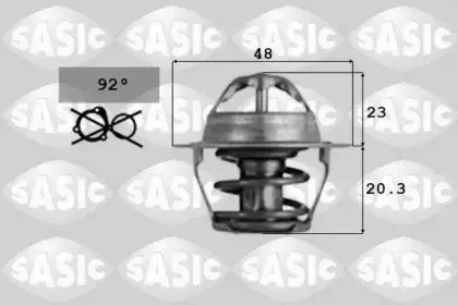 9000389 SASIC Термостат, охлаждающая жидкость 9000389 SASIC Термостат, охлаждающая жидкость