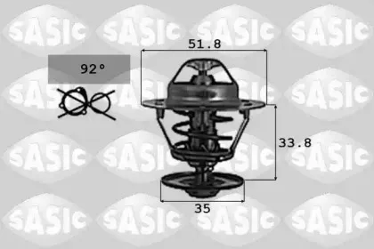 9000713 SASIC Термостат, охлаждающая жидкость 9000713 SASIC Термостат, охлаждающая жидкость