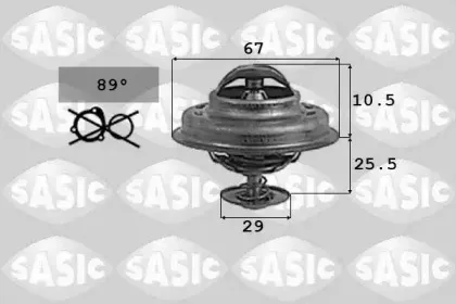 9000741 SASIC Термостат, охлаждающая жидкость 9000741 SASIC Термостат, охлаждающая жидкость