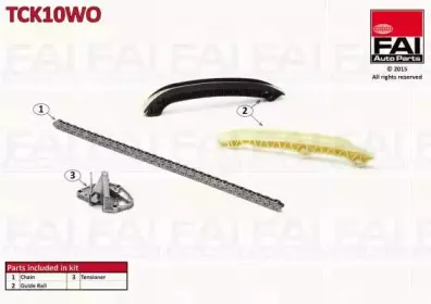 TCK10WO FAI AutoParts Комплект цели привода распредвала TCK10WO FAI AutoParts Комплект цели привода распредвала
