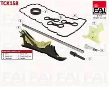 TCK158 FAI AutoParts Комплект цели привода распредвала TCK158 FAI AutoParts Комплект цели привода распредвала