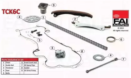 TCK6C FAI AutoParts Комплект цели привода распредвала TCK6C FAI AutoParts Комплект цели привода распредвала