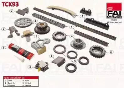 TCK93 FAI AutoParts Комплект цели привода распредвала TCK93 FAI AutoParts Комплект цели привода распредвала