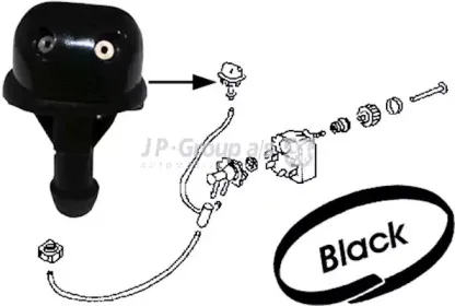 8198700100 JP GROUP Распылитель воды для чистки, система очистки окон 8198700100 JP GROUP Распылитель воды для чистки, система очистки окон