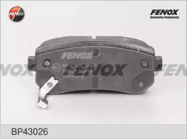 BP43026 FENOX Комплект тормозных колодок, дисковый тормоз BP43026 FENOX Комплект тормозных колодок, дисковый тормоз