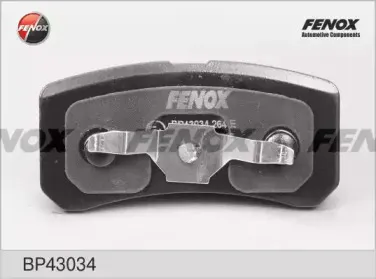 BP43034 FENOX Комплект тормозных колодок, дисковый тормоз BP43034 FENOX Комплект тормозных колодок, дисковый тормоз