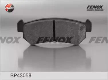 BP43058 FENOX Комплект тормозных колодок, дисковый тормоз BP43058 FENOX Комплект тормозных колодок, дисковый тормоз