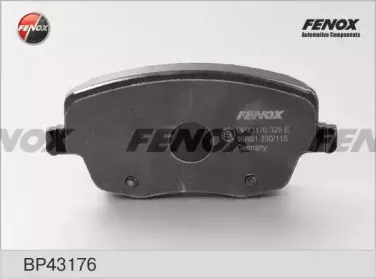 BP43176 FENOX Комплект тормозных колодок, дисковый тормоз BP43176 FENOX Комплект тормозных колодок, дисковый тормоз