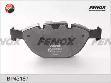 BP43187 FENOX Комплект тормозных колодок, дисковый тормоз BP43187 FENOX Комплект тормозных колодок, дисковый тормоз