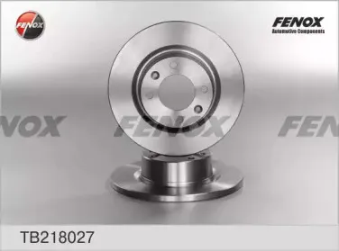 TB218027 FENOX Тормозной диск TB218027 FENOX Тормозной диск