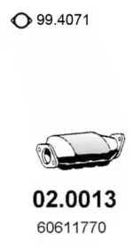 02.0013 ASSO Катализатор 02.0013 ASSO Катализатор
