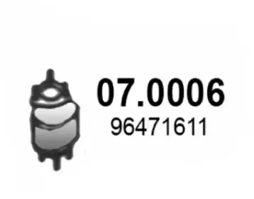 07.0006 ASSO Катализатор 07.0006 ASSO Катализатор