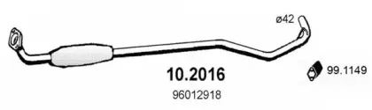 10.2016 ASSO Предглушитель выхлопных газов 10.2016 ASSO Предглушитель выхлопных газов
