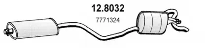 12.8032 ASSO Средний / конечный глушитель ОГ 12.8032 ASSO Средний / конечный глушитель ОГ
