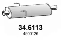 34.6113 ASSO Средний глушитель выхлопных газов 34.6113 ASSO Средний глушитель выхлопных газов