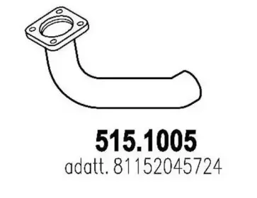 515.1005 ASSO Труба выхлопного газа 515.1005 ASSO Труба выхлопного газа