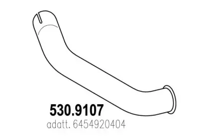 5309107 ASSO Труба выхлопного газа 5309107 ASSO Труба выхлопного газа