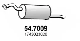 54.7009 ASSO Глушитель выхлопных газов конечный 54.7009 ASSO Глушитель выхлопных газов конечный