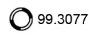 99.3077 ASSO Уплотнительное кольцо, труба выхлопного газа 99.3077 ASSO Уплотнительное кольцо, труба выхлопного газа
