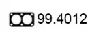 99.4012 ASSO Прокладка, труба выхлопного газа 99.4012 ASSO Прокладка, труба выхлопного газа