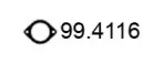 99.4116 ASSO Прокладка, труба выхлопного газа 99.4116 ASSO Прокладка, труба выхлопного газа