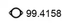 99.4158 ASSO Прокладка, труба выхлопного газа 99.4158 ASSO Прокладка, труба выхлопного газа
