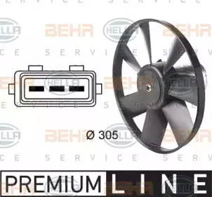 8EW 009 144-471 HELLA Вентилятор, охлаждение двигателя 8EW 009 144-471 HELLA Вентилятор, охлаждение двигателя