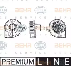 8EW 009 157-131 HELLA Вентилятор салона 8EW 009 157-131 HELLA Вентилятор салона