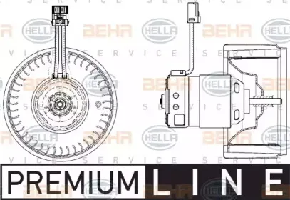 8EW 009 157-171 HELLA Вентилятор салона 8EW 009 157-171 HELLA Вентилятор салона