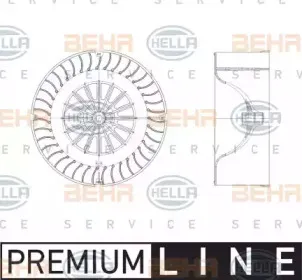8EW 009 157-191 HELLA Вентилятор салона 8EW 009 157-191 HELLA Вентилятор салона