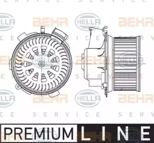 8EW 009 159-481 HELLA Вентилятор салона 8EW 009 159-481 HELLA Вентилятор салона