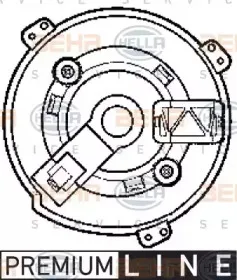 8EW 009 159-531 HELLA Вентилятор салона 8EW 009 159-531 HELLA Вентилятор салона