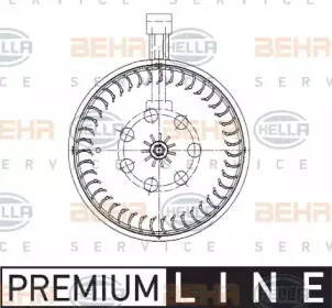 8EW 009 159-591 HELLA Вентилятор салона 8EW 009 159-591 HELLA Вентилятор салона