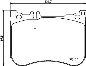 8DB 355 021-211 HELLA Комплект тормозных колодок, дисковый тормоз 8DB 355 021-211 HELLA Комплект тормозных колодок, дисковый тормоз