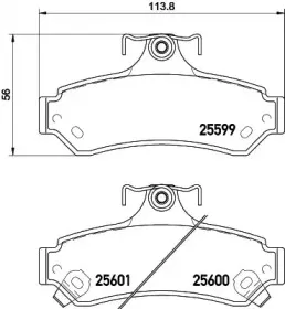 8DB 355 029-941 HELLA Комплект тормозных колодок, дисковый тормоз 8DB 355 029-941 HELLA Комплект тормозных колодок, дисковый тормоз