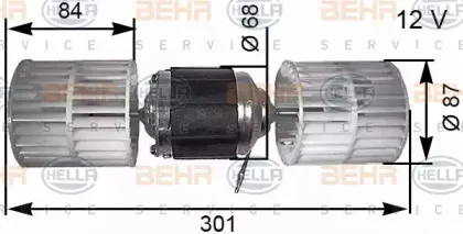 8EW 351 034-041 HELLA Вентилятор салона 8EW 351 034-041 HELLA Вентилятор салона