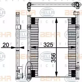 8FC 351 037-021 HELLA Конденсатор, кондиционер 8FC 351 037-021 HELLA Конденсатор, кондиционер