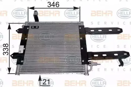 8FC 351 037-421 HELLA Конденсатор, кондиционер 8FC 351 037-421 HELLA Конденсатор, кондиционер
