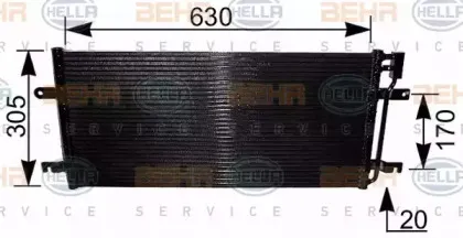 8FC 351 037-701 HELLA Конденсатор, кондиционер 8FC 351 037-701 HELLA Конденсатор, кондиционер