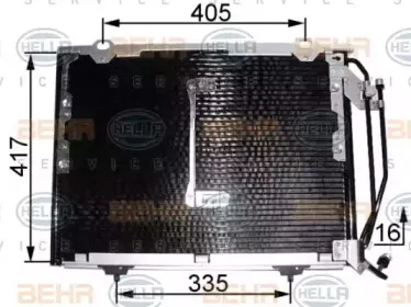 8FC 351 038-464 HELLA Конденсатор, кондиционер 8FC 351 038-464 HELLA Конденсатор, кондиционер