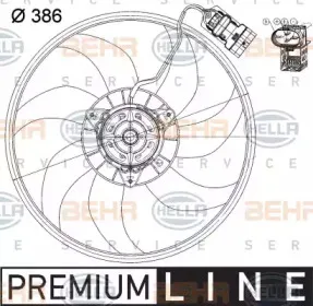 8EW 351 039-731 HELLA Вентилятор, охлаждение двигателя 8EW 351 039-731 HELLA Вентилятор, охлаждение двигателя