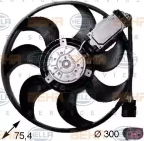 8EW 351 043-241 HELLA Вентилятор, охлаждение двигателя 8EW 351 043-241 HELLA Вентилятор, охлаждение двигателя