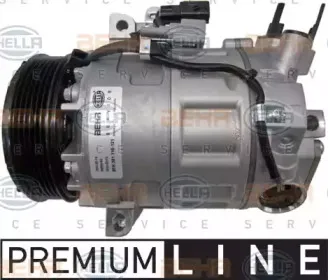 8FK 351 115-121 HELLA Компрессор, кондиционер 8FK 351 115-121 HELLA Компрессор, кондиционер