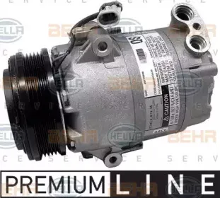 8FK 351 134-091 HELLA Компрессор, кондиционер 8FK 351 134-091 HELLA Компрессор, кондиционер