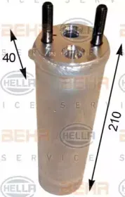 8FT 351 193-181 HELLA Осушитель, кондиционер 8FT 351 193-181 HELLA Осушитель, кондиционер