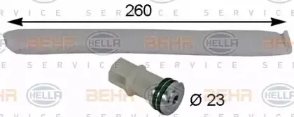 8FT 351 193-231 HELLA Осушитель, кондиционер 8FT 351 193-231 HELLA Осушитель, кондиционер