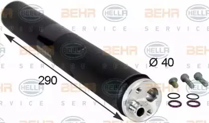 8FT 351 193-321 HELLA Осушитель, кондиционер 8FT 351 193-321 HELLA Осушитель, кондиционер