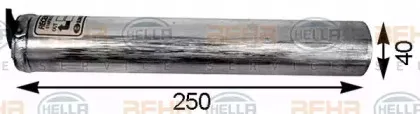 8FT 351 197-241 HELLA Осушитель, кондиционер 8FT 351 197-241 HELLA Осушитель, кондиционер