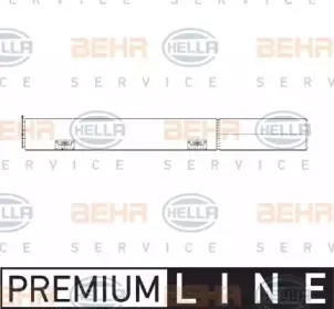 8FT 351 197-661 HELLA Осушитель, кондиционер 8FT 351 197-661 HELLA Осушитель, кондиционер